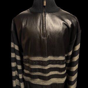 Leather Knit Sweeter